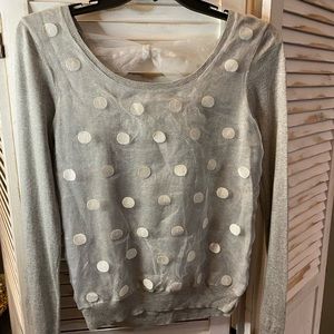 Lauren Conrad Polka Dot Sweater